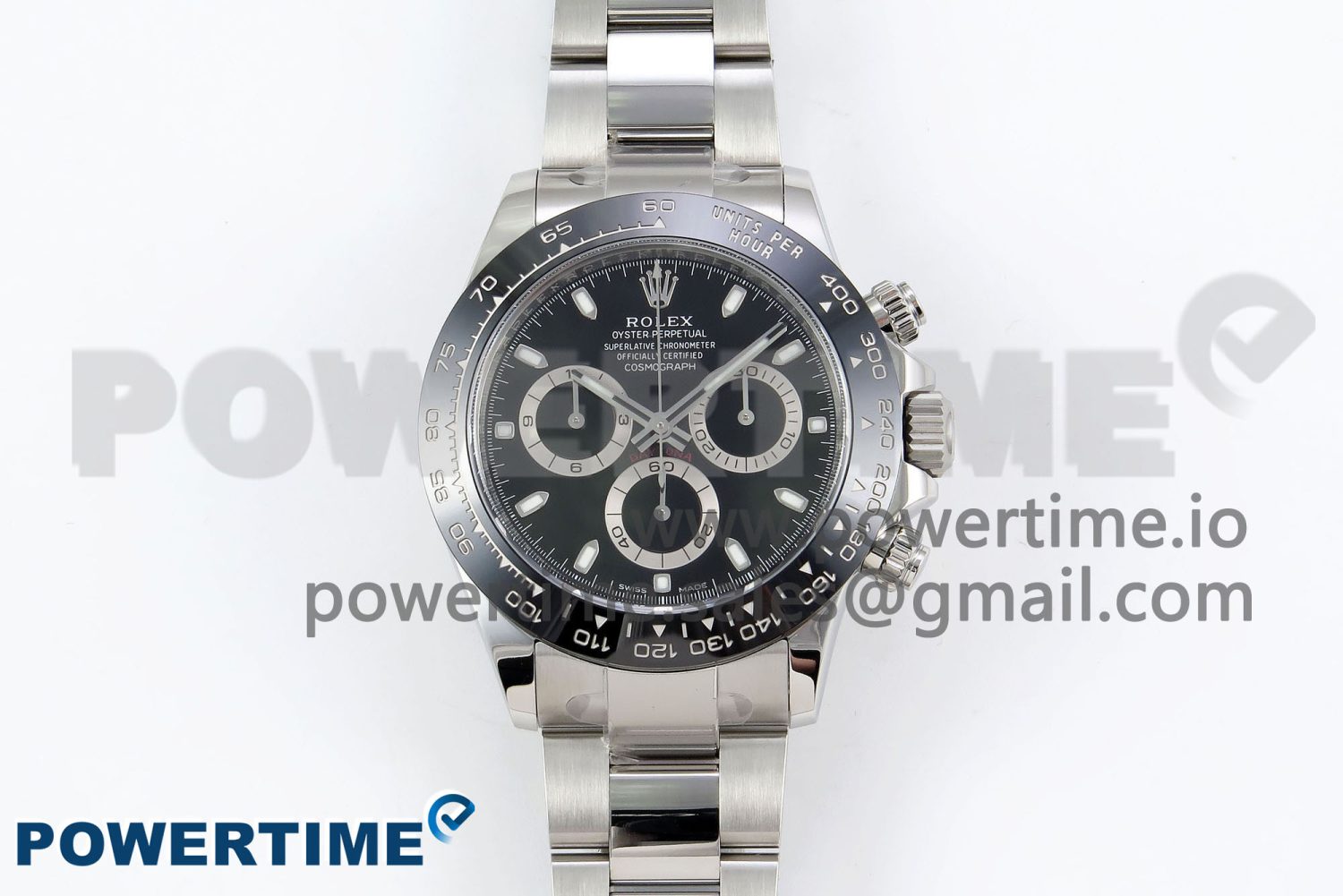 Daytona 116500 Clean 1:1 Best Edition 904L SS Case and Bracelet Black Dial SA4130 V2 - Image 1