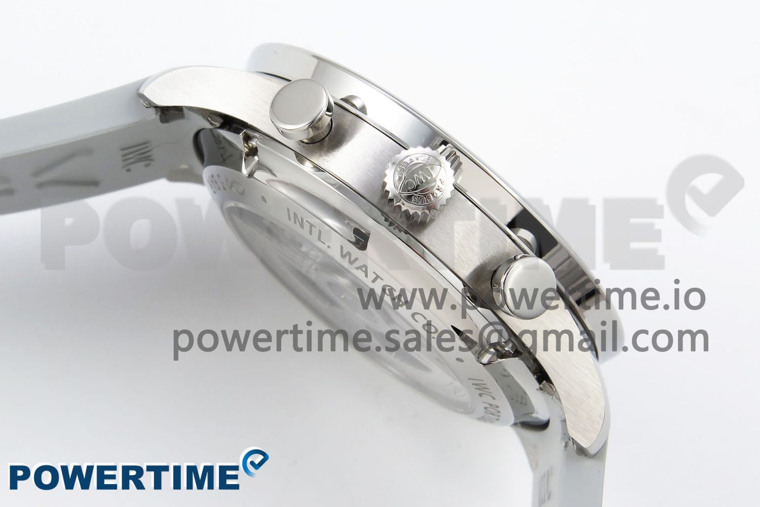 Portuguese Chrono IW3716 Z+F 1:1 Best Edition White Dial on Gray Rubber Strap A69355 - Image 6
