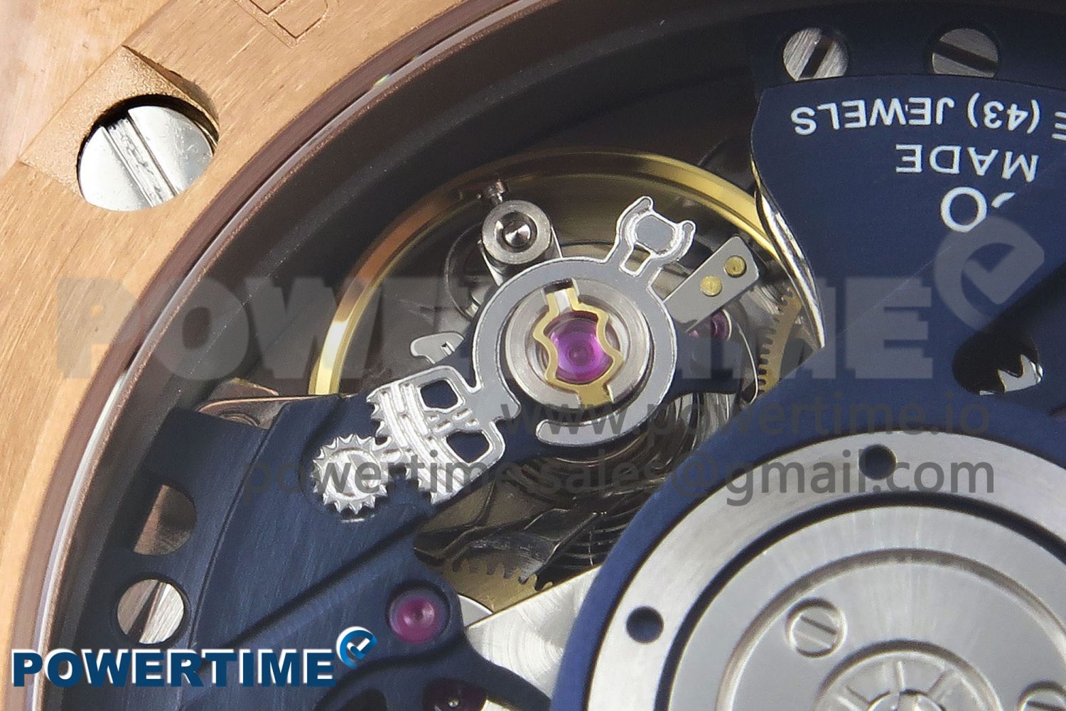 Big Bang Unico 42mm RG BBF 1:1 Best Edition Skeleton Dial on Blue Rubber Strap A1280 V2 - Image 10