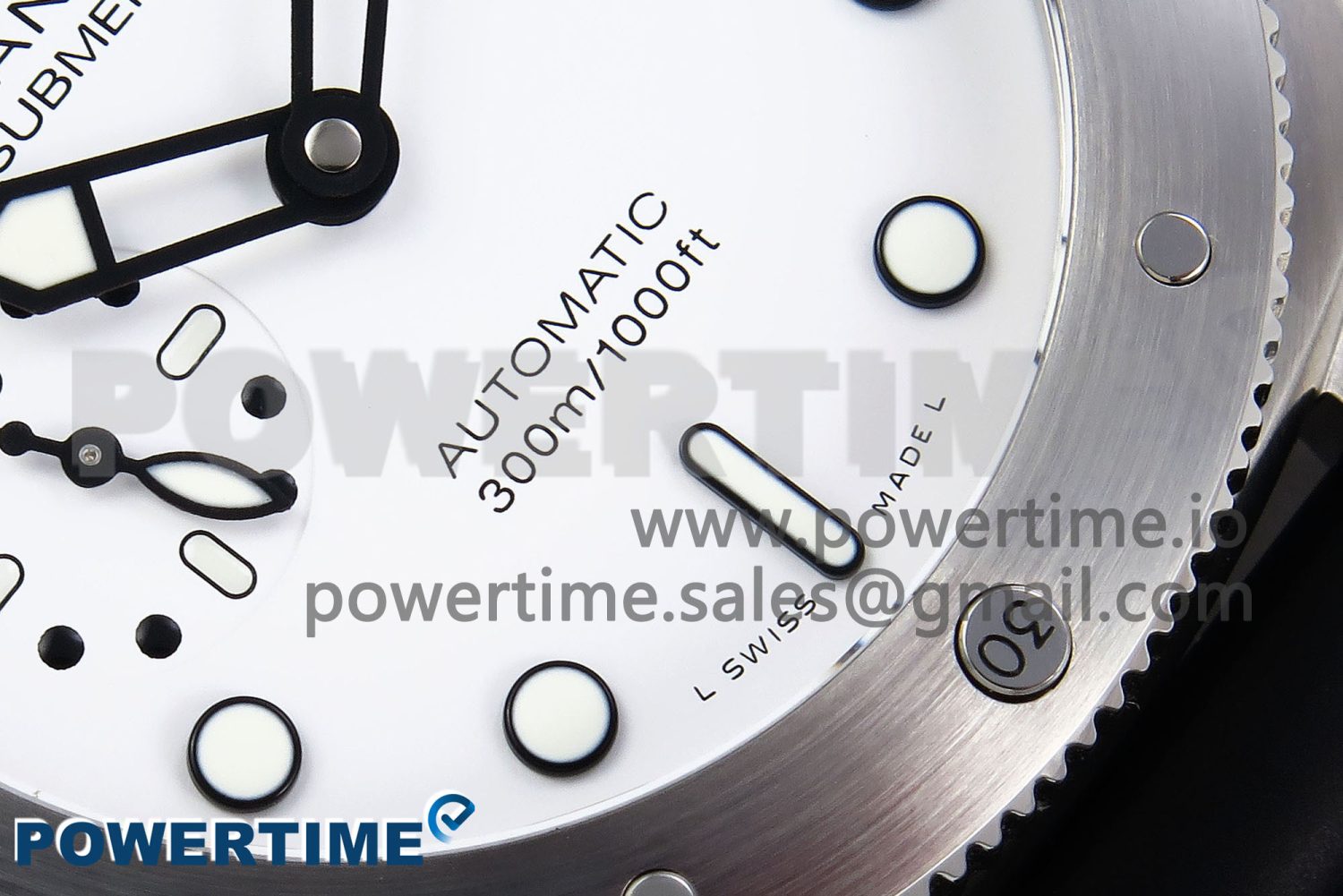 PAM2223 Luminor Submersible 42mm VSF Best Edition White Dial on Rubber Strap P900 Clone - Image 5