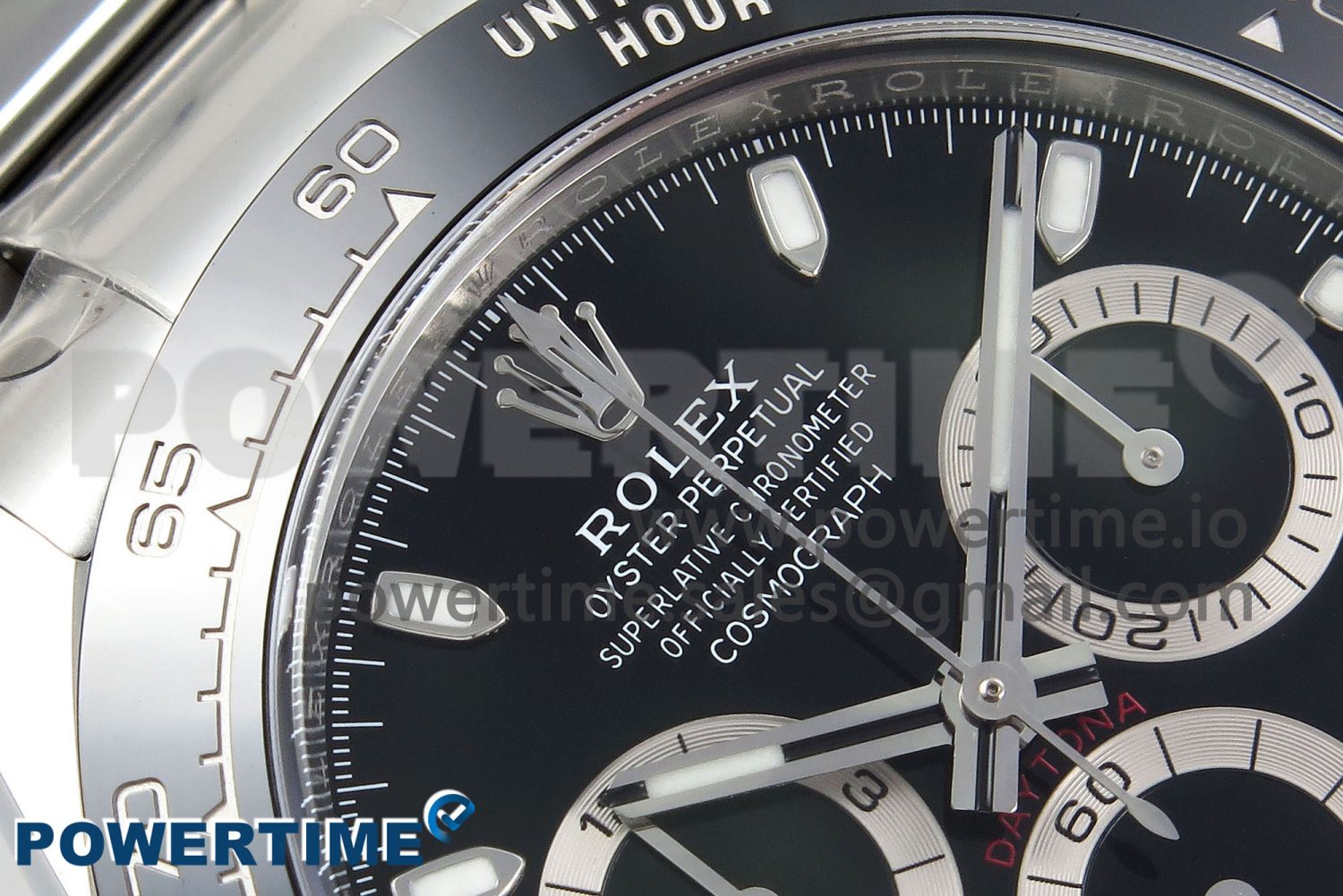 Daytona 116500 Clean 1:1 Best Edition 904L SS Case and Bracelet Black Dial SA4130 V2 - Image 4