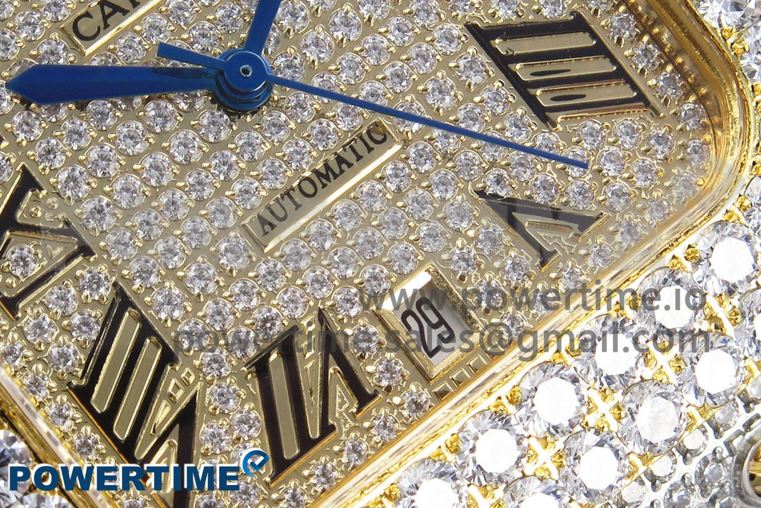 Santos De 40mm TWF 1:1 Best Edition YG Dial 904L SS/YG Case and Bracelet A2824 - Image 5