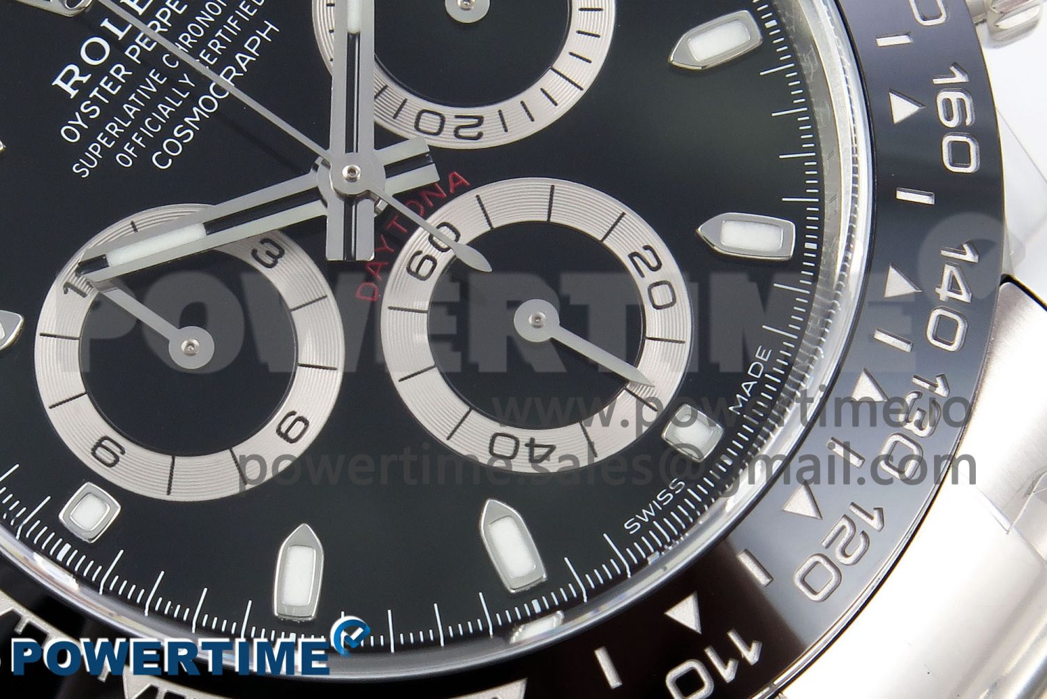 Daytona 116500 Clean 1:1 Best Edition 904L SS Case and Bracelet Black Dial SA4130 V2 - Image 5