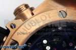 Big Bang Unico 42mm RG BBF 1:1 Best Edition Skeleton Dial Blue Ceramic Bezel on Blue Rubber Strap A1280 V2 - Image 12