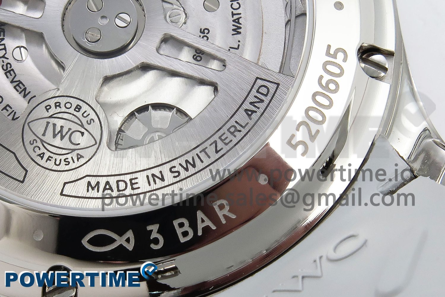 Portuguese Chrono IW3716 Z+F 1:1 Best Edition White Dial on Gray Rubber Strap A69355 - Image 12