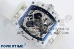 RM57 Transparent Tourbillon RMF Best Edition Red Dragon Eagle Dial on Transparent Rubber Strap - Image 3