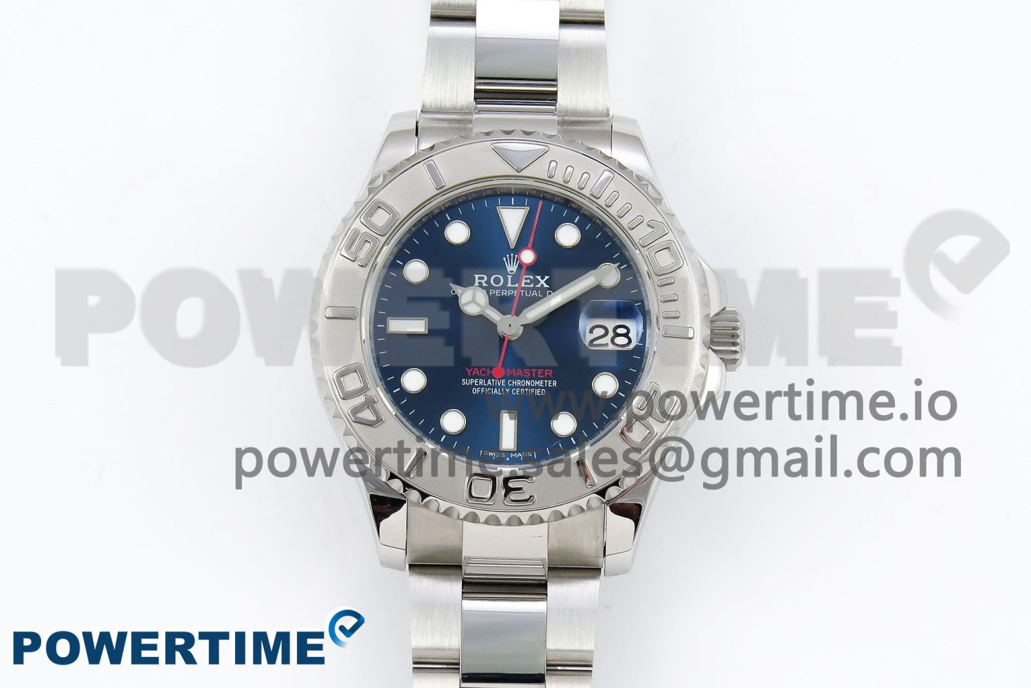 Yacht-Master 37mm 268622 ARF 1:1 Best Edition Blue Dial 904L SS Case and Bracelet A2824 - Image 1