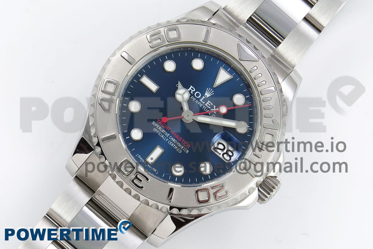 Yacht-Master 37mm 268622 ARF 1:1 Best Edition Blue Dial 904L SS Case and Bracelet A2824 - Image 2