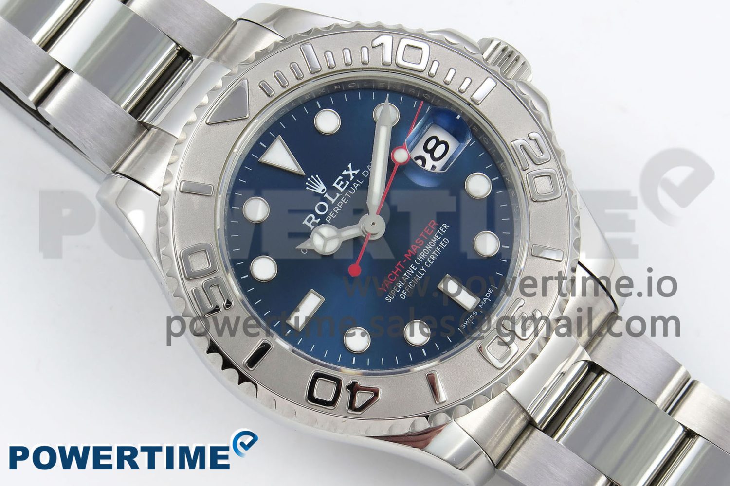 Yacht-Master 37mm 268622 ARF 1:1 Best Edition Blue Dial 904L SS Case and Bracelet A2824 - Image 3