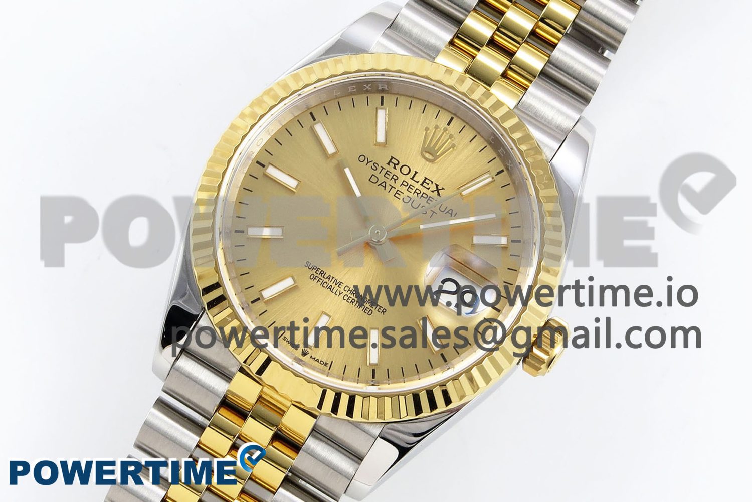 DateJust 36 126233 APF 1:1 Best Edition 904L Steel YG Sitck Dial on SS/YG Jubilee Bracelet VR3235 - Image 2