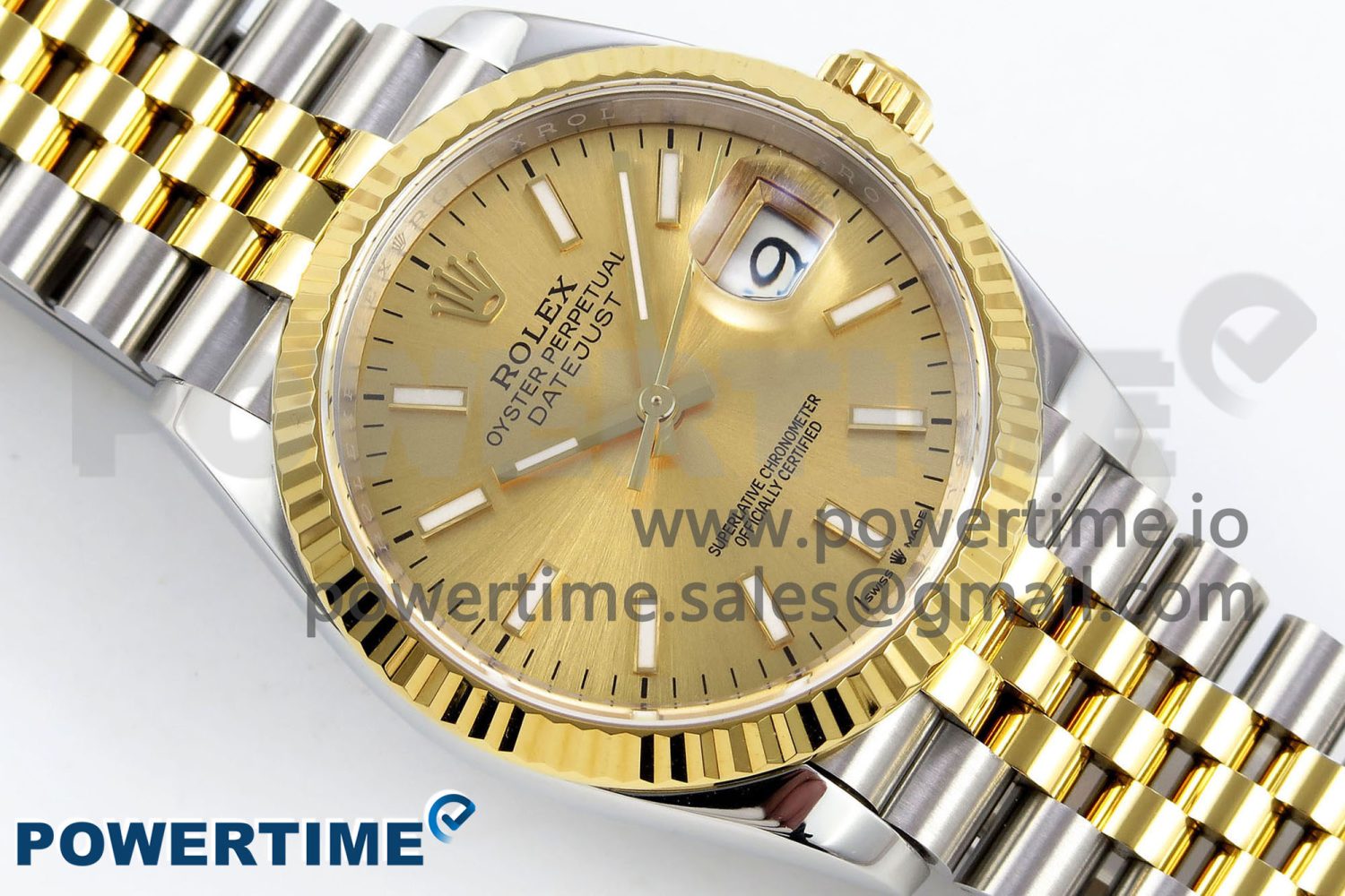 DateJust 36 126233 APF 1:1 Best Edition 904L Steel YG Sitck Dial on SS/YG Jubilee Bracelet VR3235 - Image 3