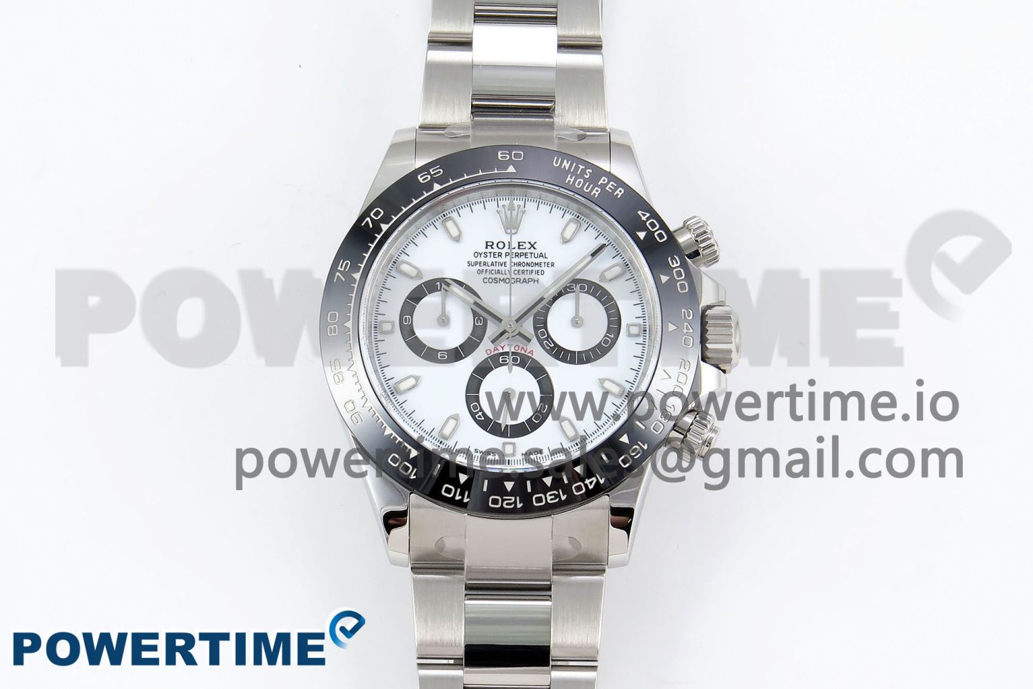 Daytona 116500 Clean 1:1 Best Edition 904L SS Case and Bracelet White Dial SA4130 V3 - Image 1