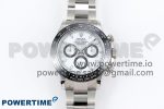 Daytona 116500 Clean 1:1 Best Edition 904L SS Case and Bracelet White Dial SA4130 V3