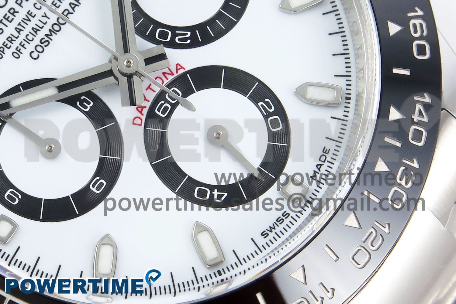 Daytona 116500 Clean 1:1 Best Edition 904L SS Case and Bracelet White Dial SA4130 V3 - Image 5