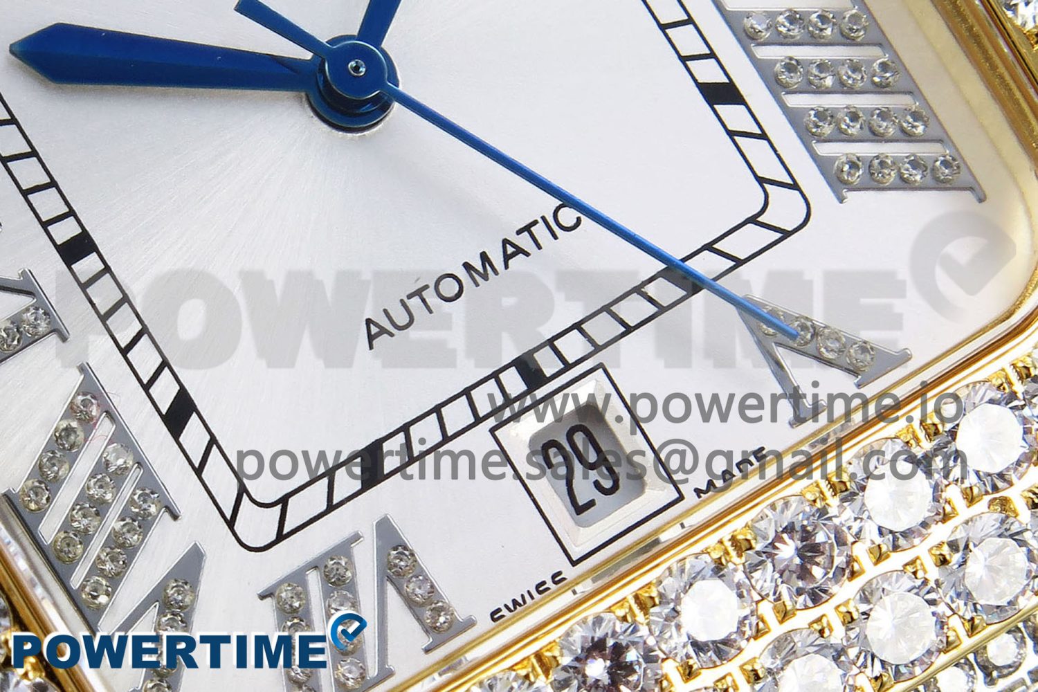 Santos De 40mm TWF 1:1 Best Edition White Dial 904L SS/YG Case and Bracelet A2824 - Image 5