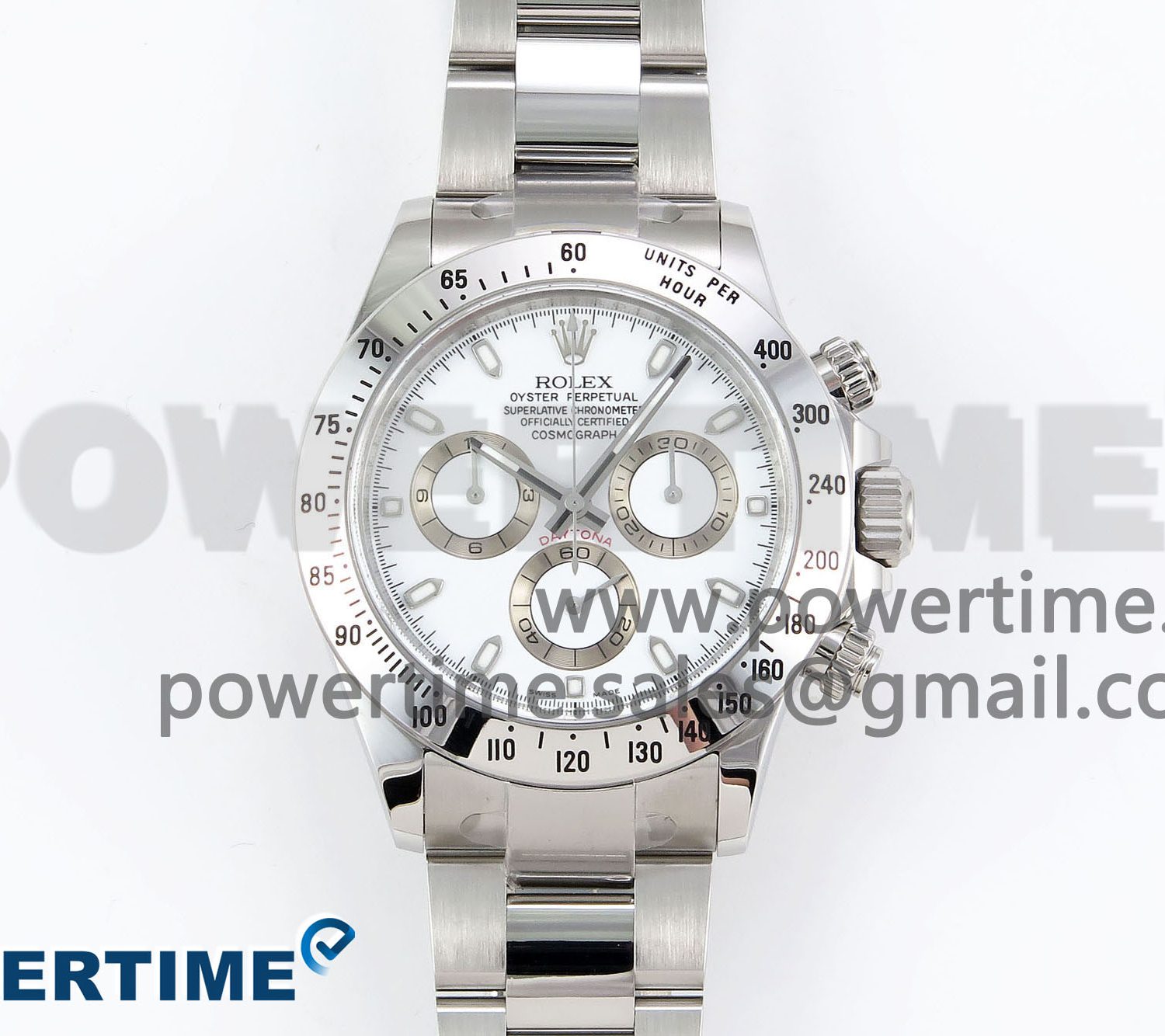Daytona 116520 Clean 1:1 Best Edition 904L SS Case and Bracelet White Dial SA4130 V2