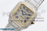 Santos De 40mm TWF 1:1 Best Edition YG Dial 904L SS/YG Case and Bracelet A2824 - Image 2
