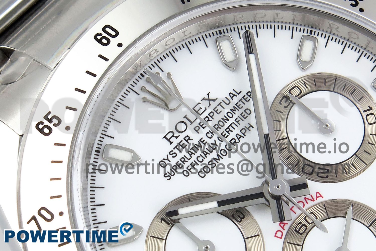 Daytona 116520 Clean 1:1 Best Edition 904L SS Case and Bracelet White Dial SA4130 V2 - Image 4