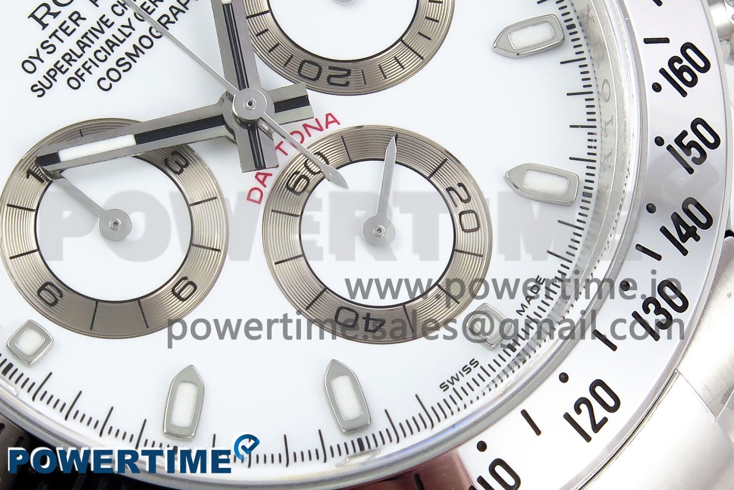 Daytona 116520 Clean 1:1 Best Edition 904L SS Case and Bracelet White Dial SA4130 V2 - Image 5