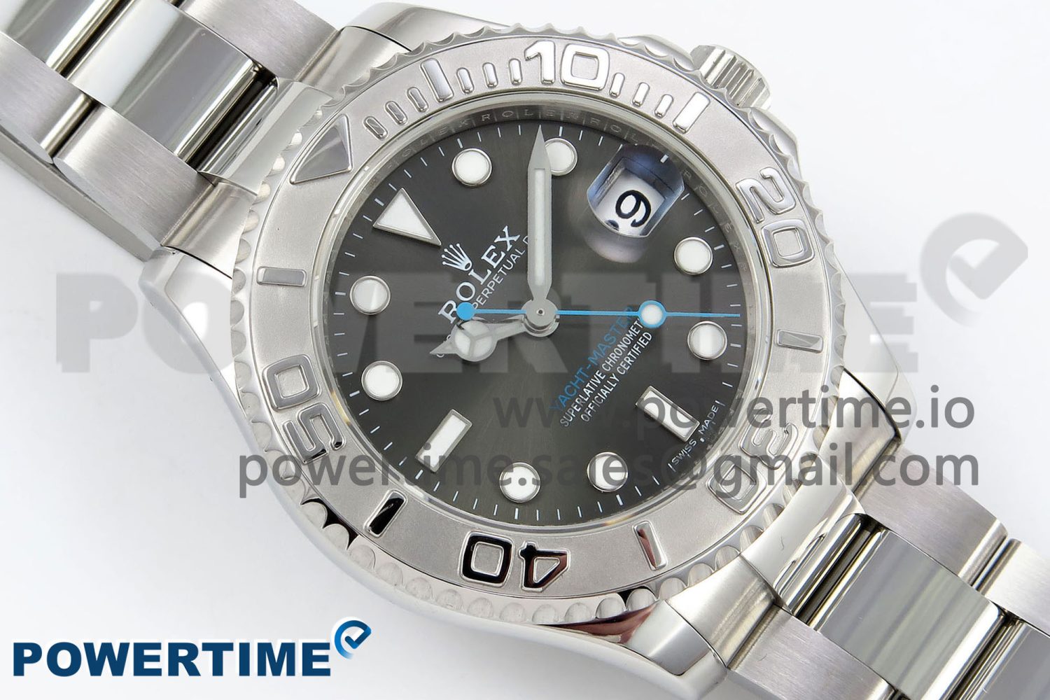 Yacht-Master 37mm 268622 ARF 1:1 Best Edition Gray Dial 904L SS Case and Bracelet A2824 - Image 3