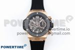 Big Bang Unico 42mm RG BBF 1:1 Best Edition Skeleton Dial on Black Rubber Strap A1280 V2