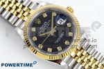 DateJust 36 126233 APF 1:1 Best Edition 904L Steel Black Diamonds Dial on SS/YG Jubilee Bracelet VR3235 - Image 3