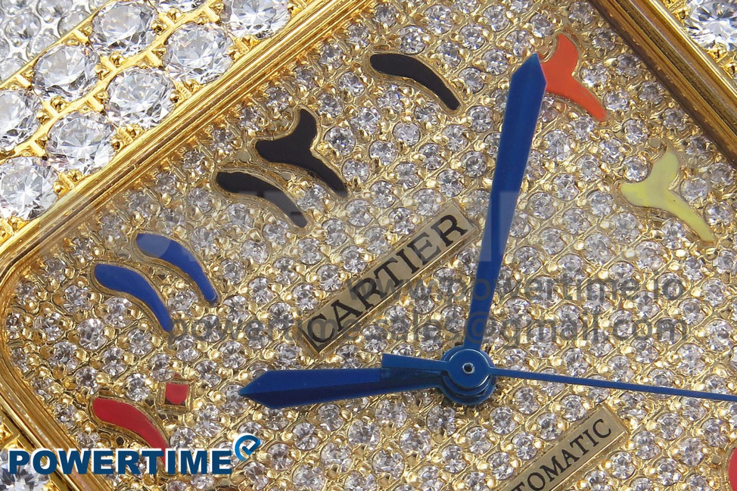 Santos De 40mm TWF 1:1 Best Edition YG Rainbow Dial 904L SS/YG Case and Bracelet A2824 - Image 4