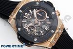 Big Bang Unico 42mm RG BBF 1:1 Best Edition Skeleton Dial on Black Rubber Strap A1280 V2 - Image 2