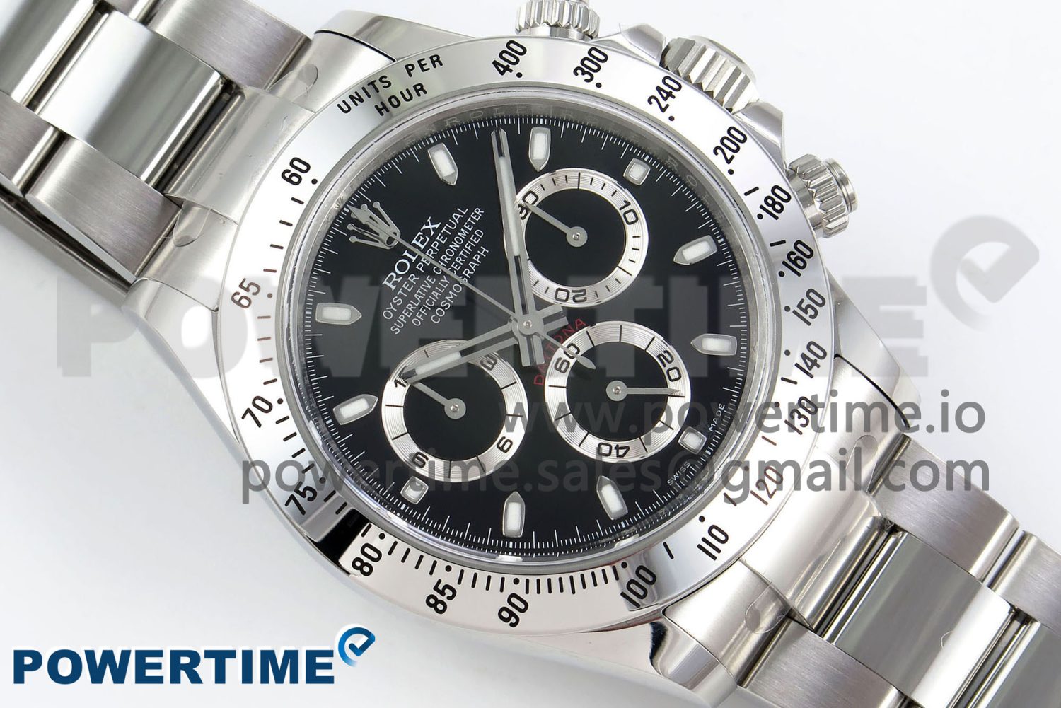 Daytona 116520 Clean 1:1 Best Edition 904L SS Case and Bracelet Black Dial SA4130 V2 - Image 3