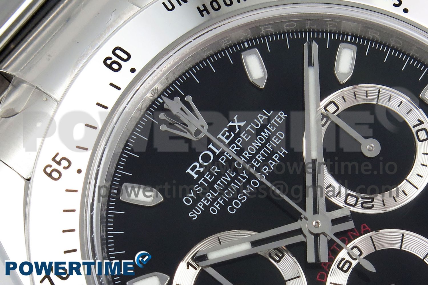 Daytona 116520 Clean 1:1 Best Edition 904L SS Case and Bracelet Black Dial SA4130 V2 - Image 4