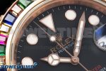 Yacht-Master 126655 KF 1:1 Best Edition Rainbow Bezel RG Wrapped on Oysterflex Strap VR3235 (Gen Weight) - Image 4