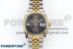 DateJust 36 126233 APF 1:1 Best Edition 904L Steel Gray Dial Green Roman on SS/YG Jubilee Bracelet VR3235
