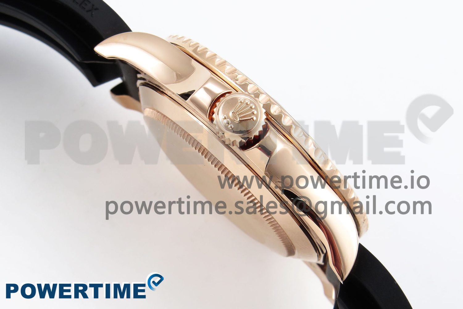 Yacht-Master 126655 KF 1:1 Best Edition Rainbow Bezel RG Wrapped on Oysterflex Strap VR3235 (Gen Weight) - Image 6