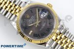 DateJust 36 126233 APF 1:1 Best Edition 904L Steel Gray Dial Green Roman on SS/YG Jubilee Bracelet VR3235 - Image 3