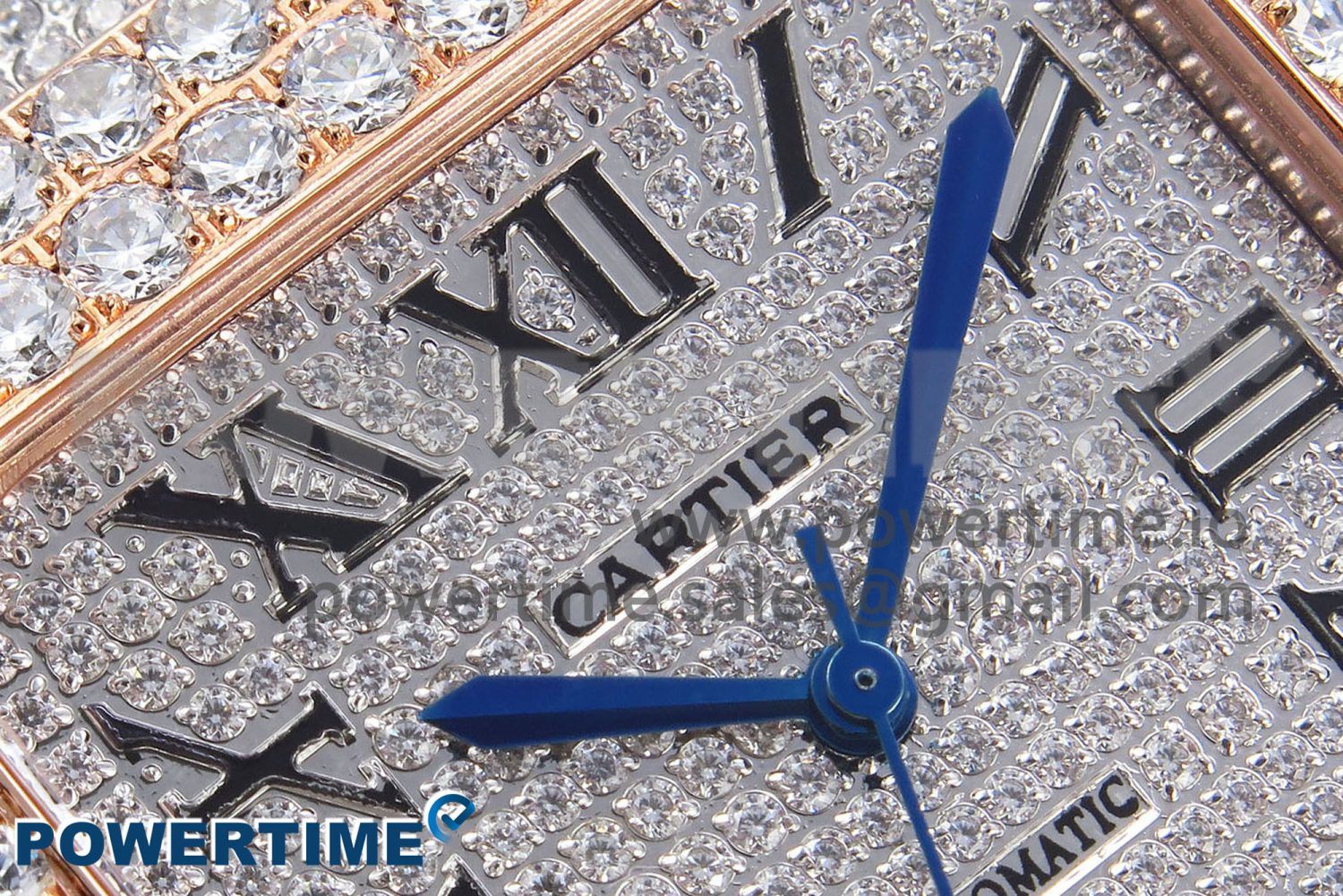 Santos De 40mm TWF 1:1 Best Edition SS Dial 904L SS/RG Case and Bracelet A2824 - Image 4