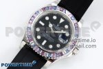 Yacht-Master 226659 KF 1:1 Best Edition Diamonds Bezel WG Wrapped on Oysterflex Strap VR3235 (Gen Weight) - Image 2