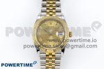 DateJust 36 126233 APF 1:1 Best Edition 904L Steel YG Diamonds Dial on SS/YG Jubilee Bracelet VR3235