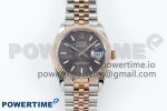 DateJust 36 126231 APF 1:1 Best Edition 904L Steel Brown Sitck Dial on SS/RG Jubilee Bracelet VR3235