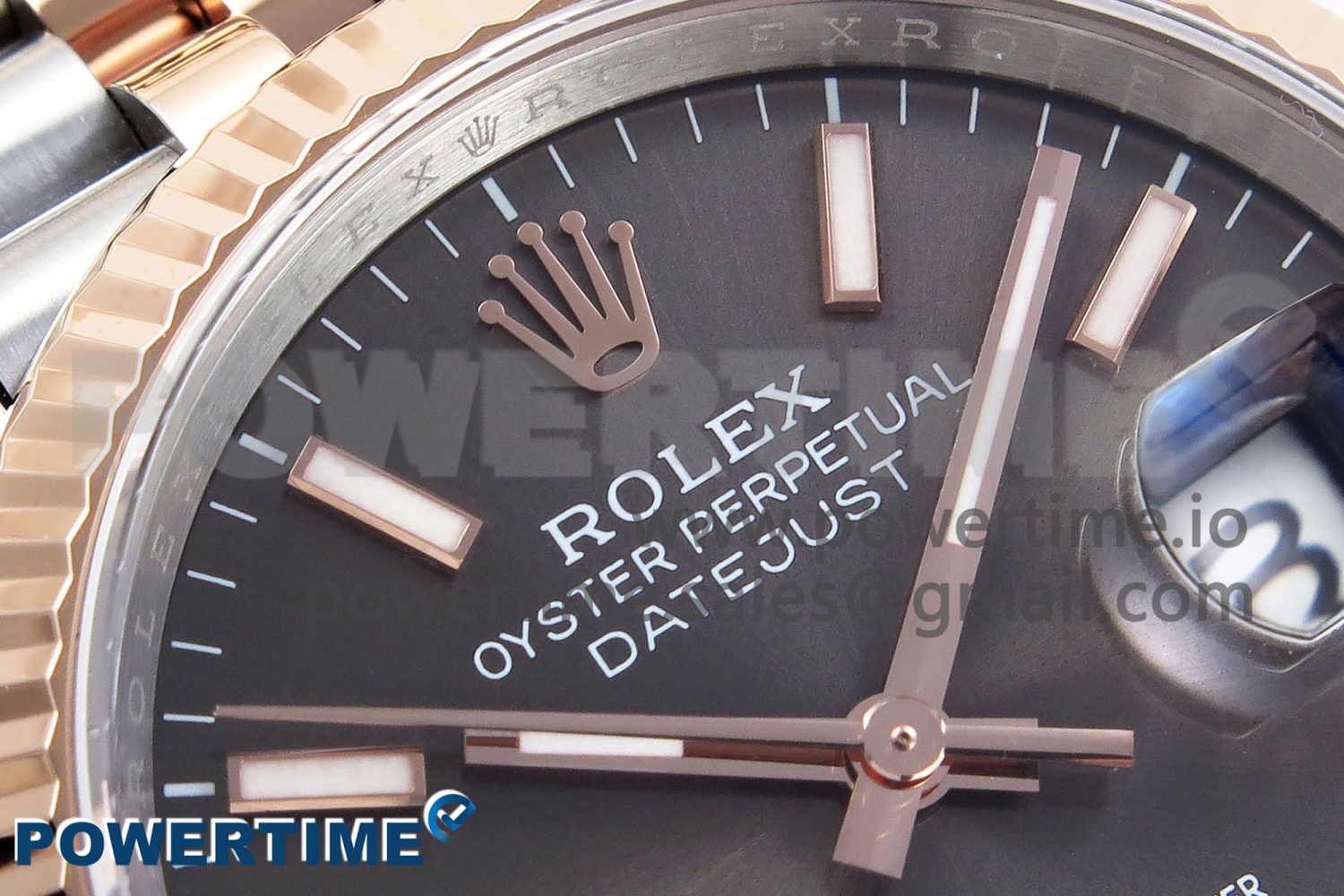 DateJust 36 126231 APF 1:1 Best Edition 904L Steel Brown Sitck Dial on SS/RG Jubilee Bracelet VR3235 - Image 4