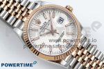 DateJust 36 126231 APF 1:1 Best Edition 904L Steel White Sitck Dial on SS/RG Jubilee Bracelet VR3235 - Image 3
