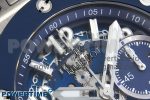 Big Bang Unico 42mm SS BBF 1:1 Best Edition Skeleton Dial on Blue Rubber Strap A1280 V2 - Image 4