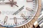 DateJust 36 126231 APF 1:1 Best Edition 904L Steel White Sitck Dial on SS/RG Jubilee Bracelet VR3235 - Image 5