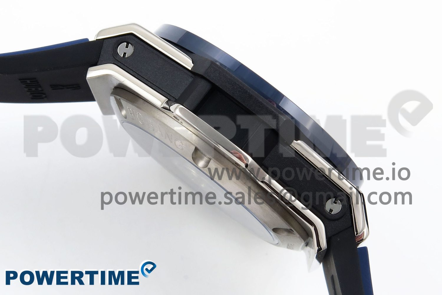 Big Bang Unico 42mm SS BBF 1:1 Best Edition Skeleton Dial on Blue Rubber Strap A1280 V2 - Image 7