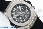 Big Bang Unico 42mm SS BBF 1:1 Best Edition Skeleton Dial on Black Rubber Strap A1280 V2 - Image 3