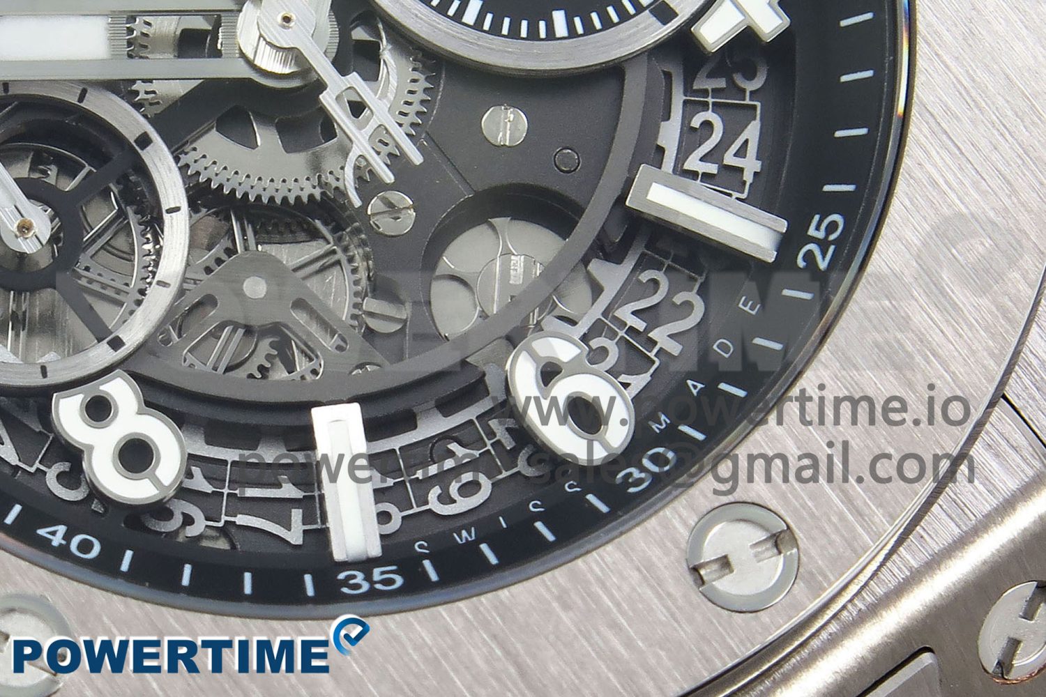 Big Bang Unico 42mm SS BBF 1:1 Best Edition Skeleton Dial on Black Rubber Strap A1280 V2 - Image 5