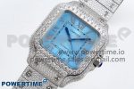Santos De 40mm TWF 1:1 Best Edition Blue Dial 904L SS Case and Bracelet A2824 - Image 3