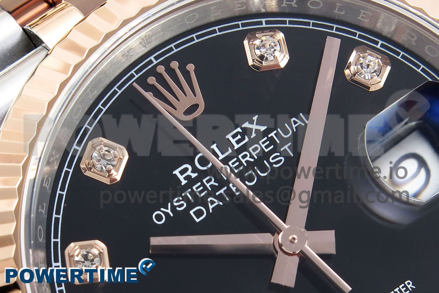 DateJust 36 126231 APF 1:1 Best Edition 904L Steel Black Diamonds Dial on SS/RG Jubilee Bracelet VR3235 - Image 4