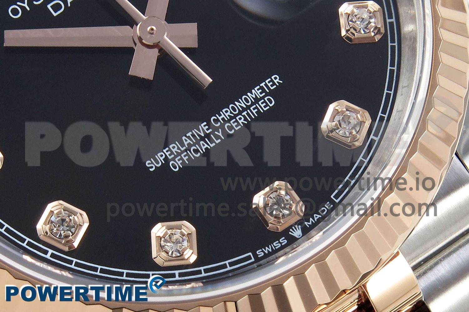 DateJust 36 126231 APF 1:1 Best Edition 904L Steel Black Diamonds Dial on SS/RG Jubilee Bracelet VR3235 - Image 5