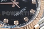 DateJust 36 126231 APF 1:1 Best Edition 904L Steel Black Diamonds Dial on SS/RG Jubilee Bracelet VR3235 - Image 5