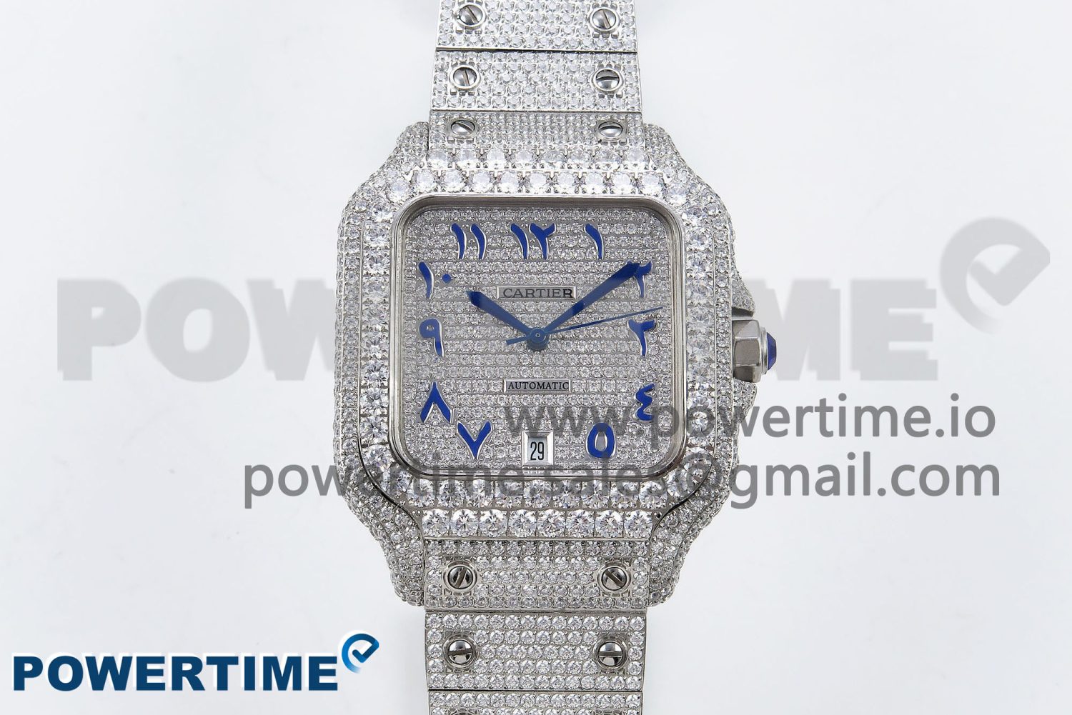 Santos De 40mm TWF 1:1 Best Edition SS Dial 904L SS Case and Bracelet A2824 - Image 1